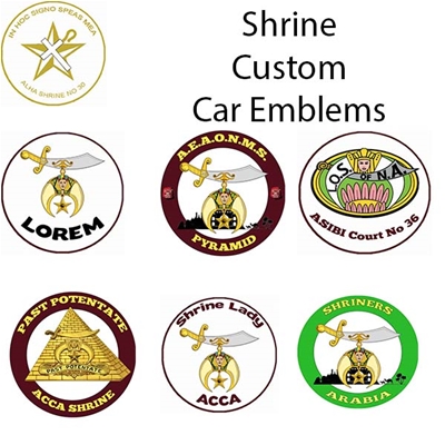 Emblema De Coche Recortado Freemason Royal Arch | Envío Gratis